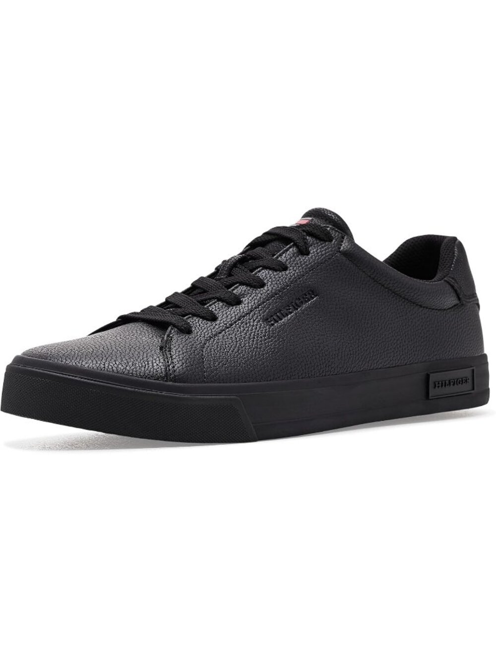 Tommy Hilfiger Men's Black Closed Toe Lace Up Casual Rawly Sneakers Shoes